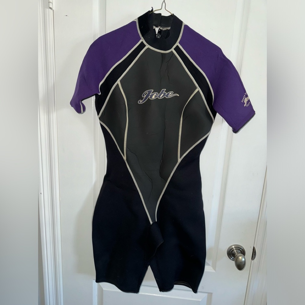 Jobe Power Stretch Flat Stitch Short Sleeved Women's Wetsuit Size 11/12